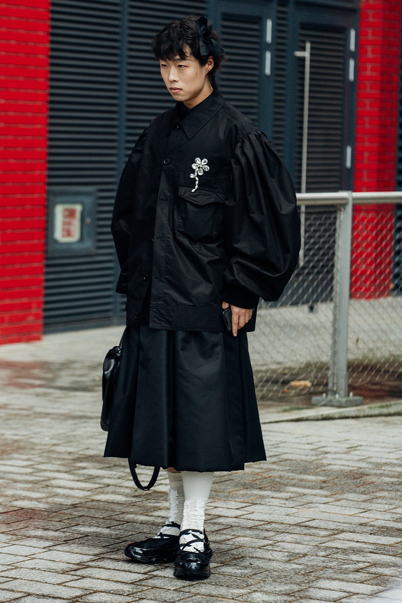 London Fashion Week Street Style SS24 burberry jw anderson mowalola mains skepta burna boy daniel lee