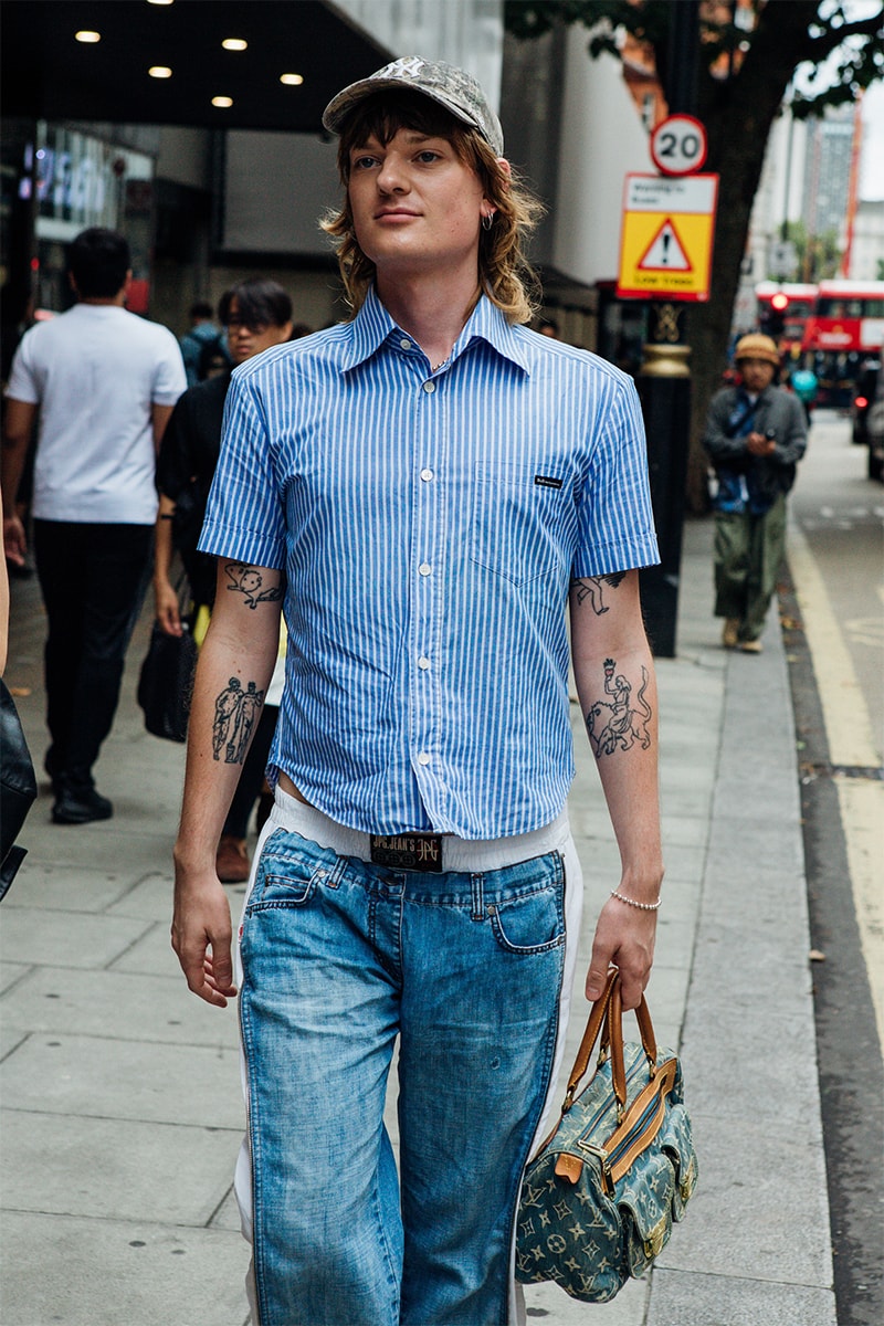London Fashion Week Street Style SS24 burberry jw anderson mowalola mains skepta burna boy daniel lee