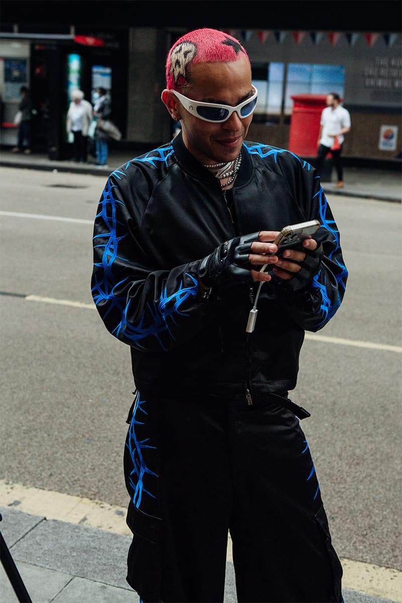 London Fashion Week Street Style SS24 burberry jw anderson mowalola mains skepta burna boy daniel lee