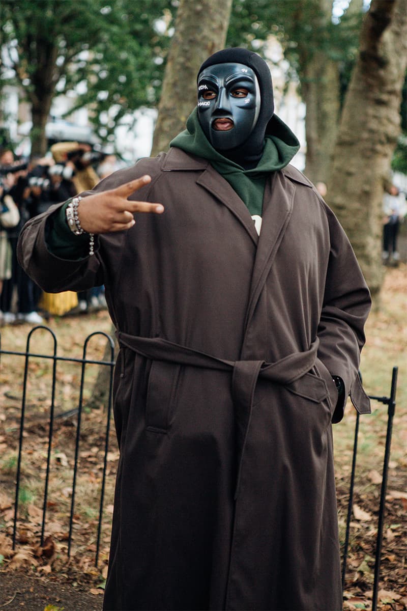 London Fashion Week Street Style SS24 burberry jw anderson mowalola mains skepta burna boy daniel lee