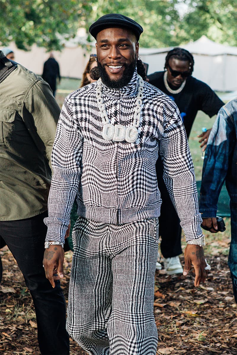 London Fashion Week Street Style SS24 burberry jw anderson mowalola mains skepta burna boy daniel lee