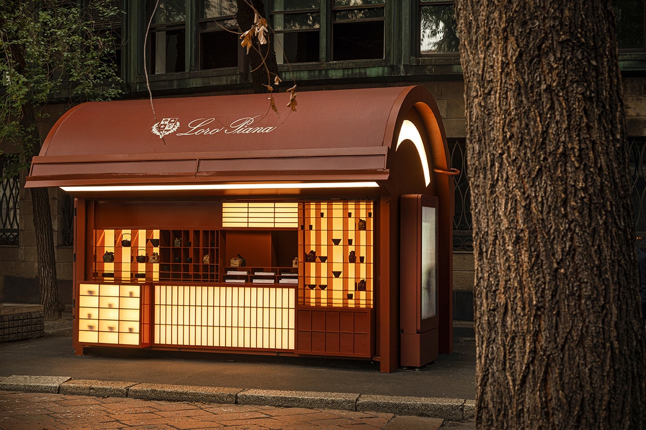 loro piana spring summer 2024 collection milan fashion week Via dei Giardini craftsmanship scarves bakery 