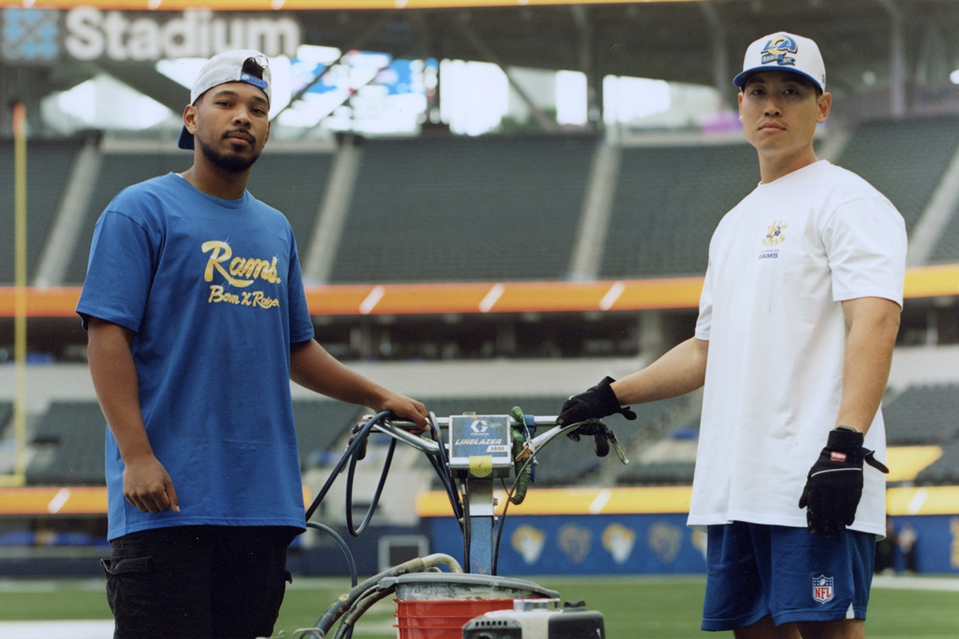 Los Angeles Rams and Born X Raised Join Forces for NFL Capsule Collection game opener san francisco 49ers spantos