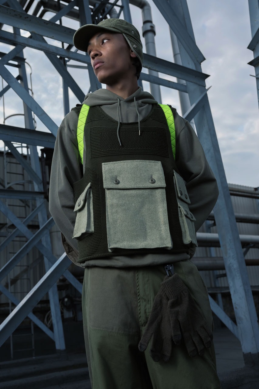 Maharishi FW23 Explores Industrial Workwear editorial campaign collection release info