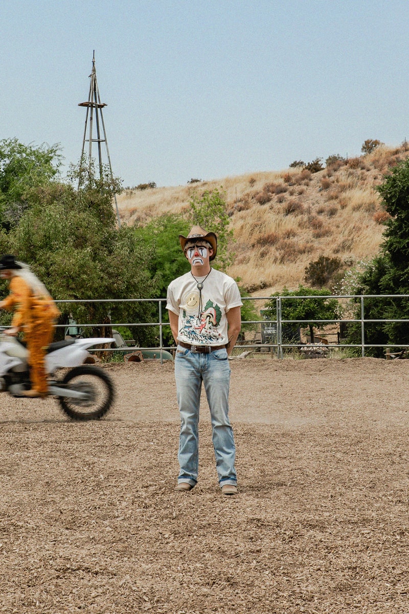 MARKET Looks to the Wild West for Latest Fall 23 Capsule rodeo western romance chinatown horse autumn winter sherpa hoodie jacket short t shirt hat beanie smiley face clown