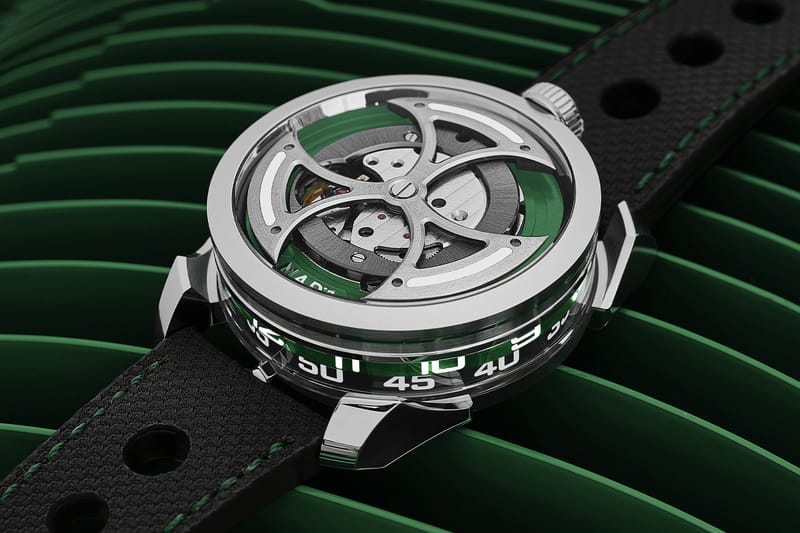 MB&F’s Third M.A.D.1 Wristwatch Comes in a Vivid Green Hue