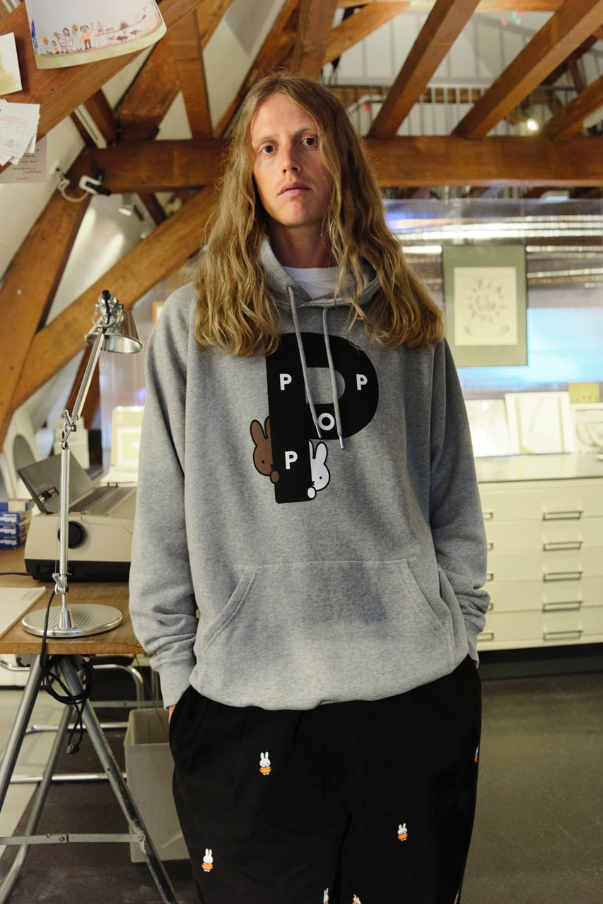 Pop Trading Company Miffy Vans Skateboarding Streetwear Fashion Style Amsterdam Clothing Fall Winter 2023 Hoodie T-Shirt