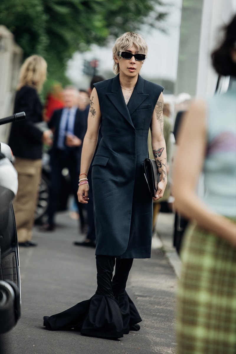 Milan Fashion Week SS24 Street Style prada versace bottega veneta gucci dolce & gabbana ferragamo diesel