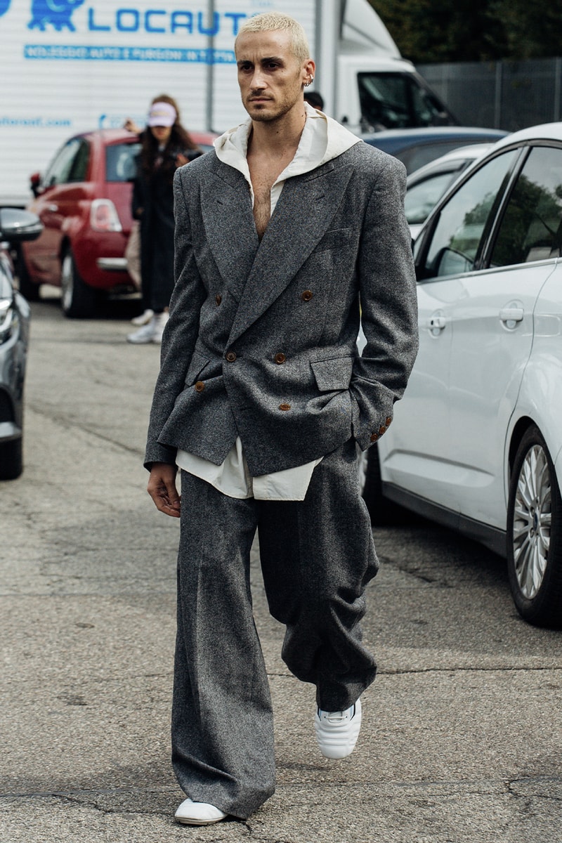 Milan Fashion Week SS24 Street Style prada versace bottega veneta gucci dolce & gabbana ferragamo diesel