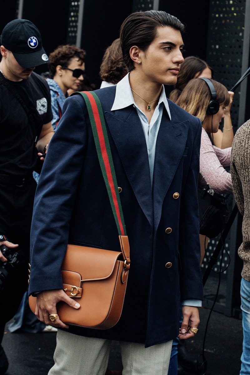 Milan Fashion Week SS24 Street Style prada versace bottega veneta gucci dolce & gabbana ferragamo diesel