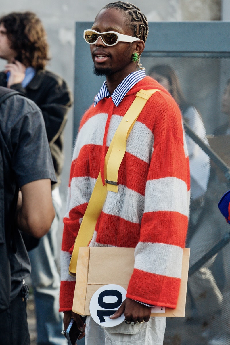 Milan Fashion Week SS24 Street Style prada versace bottega veneta gucci dolce & gabbana ferragamo diesel