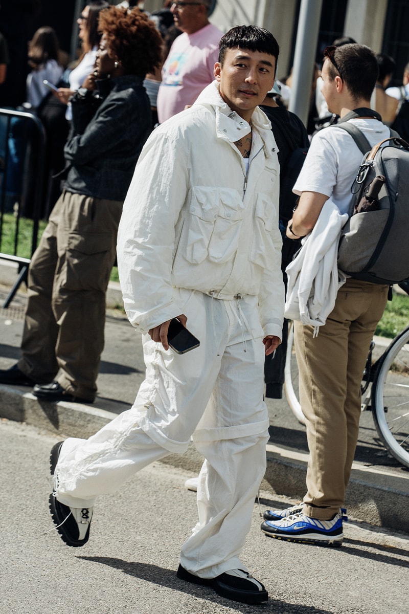 Milan Fashion Week SS24 Street Style prada versace bottega veneta gucci dolce & gabbana ferragamo diesel