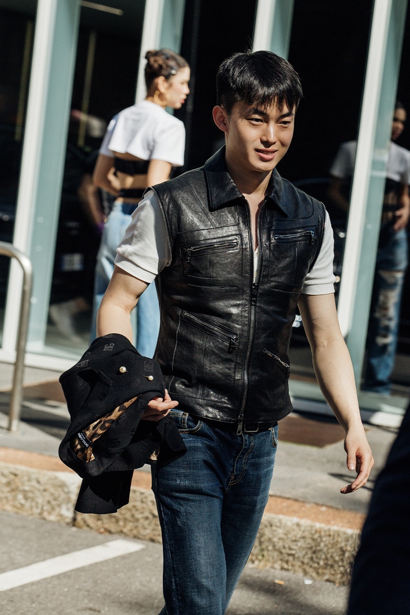 Milan Fashion Week SS24 Street Style prada versace bottega veneta gucci dolce & gabbana ferragamo diesel
