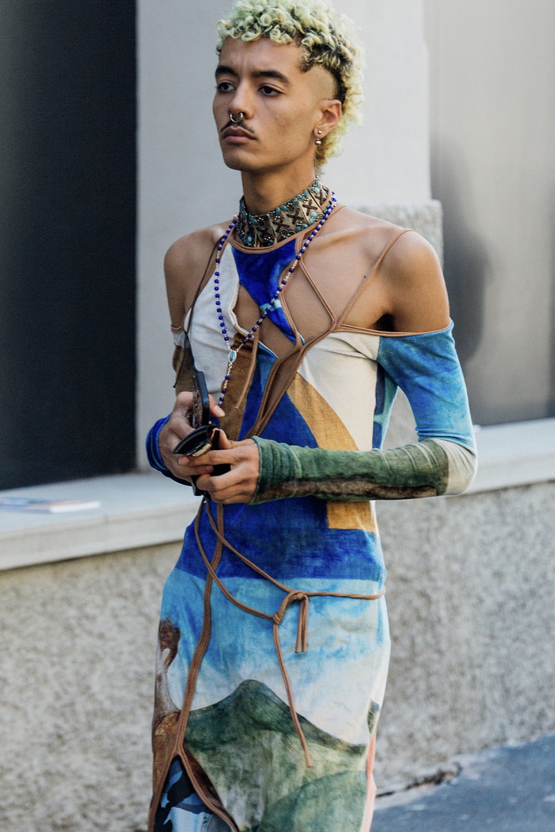 Milan Fashion Week SS24 Street Style prada versace bottega veneta gucci dolce & gabbana ferragamo diesel