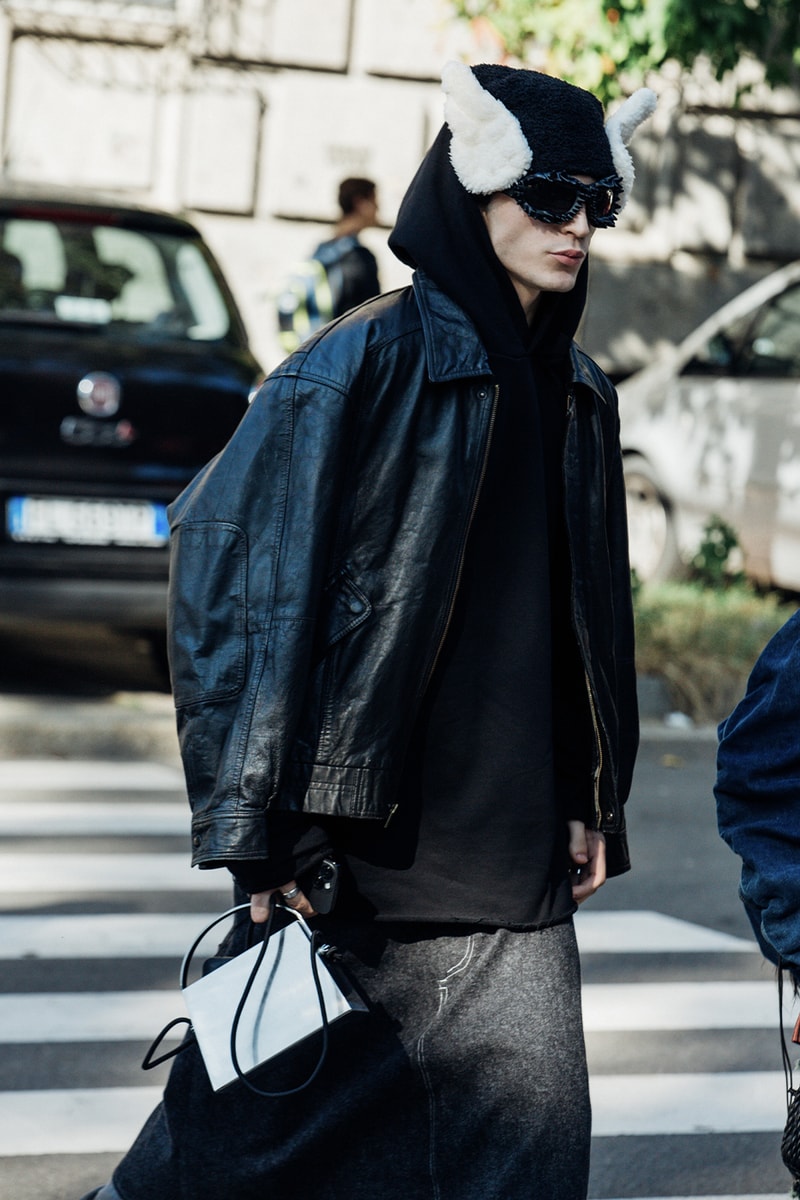 Milan Fashion Week SS24 Street Style prada versace bottega veneta gucci dolce & gabbana ferragamo diesel