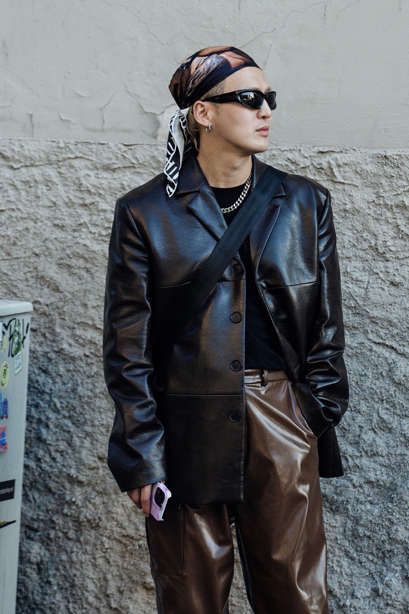 Milan Fashion Week SS24 Street Style prada versace bottega veneta gucci dolce & gabbana ferragamo diesel