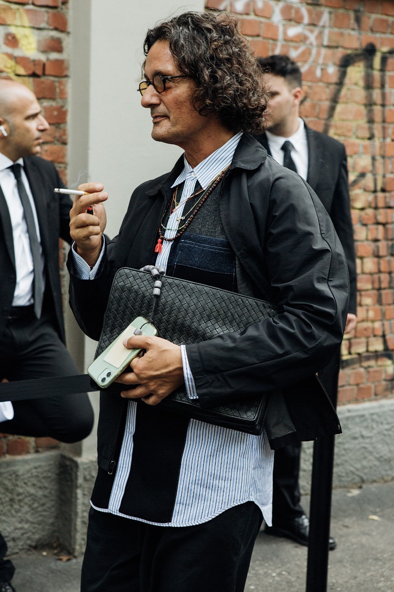 Milan Fashion Week SS24 Street Style prada versace bottega veneta gucci dolce & gabbana ferragamo diesel