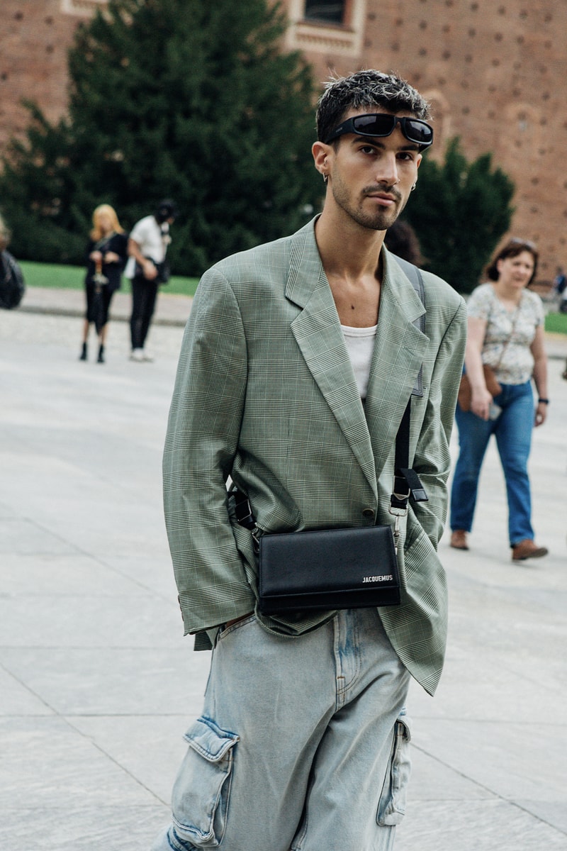 Milan Fashion Week SS24 Street Style prada versace bottega veneta gucci dolce & gabbana ferragamo diesel