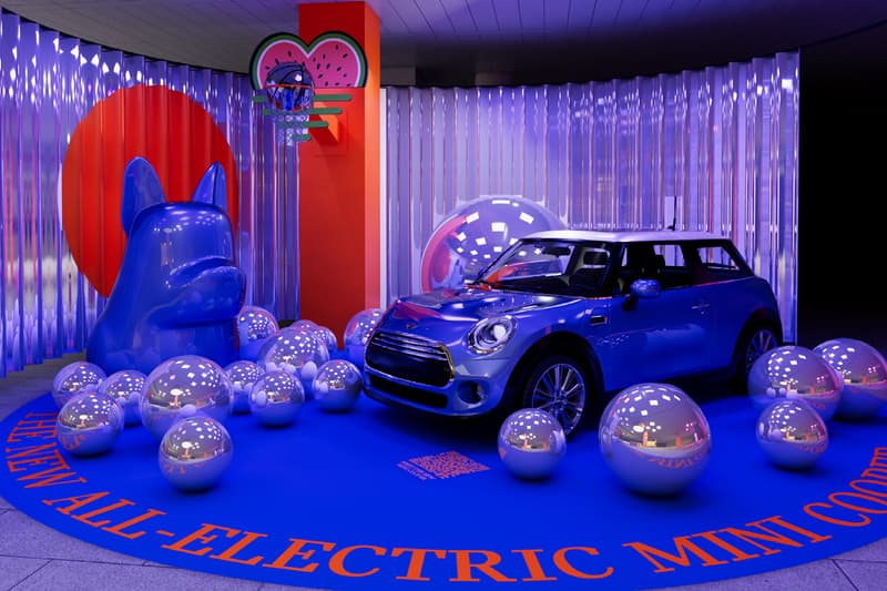 mini cooper countryman automotive car design lovecraft all-electric event iaa mobility 2023 munich ai display immersive art 