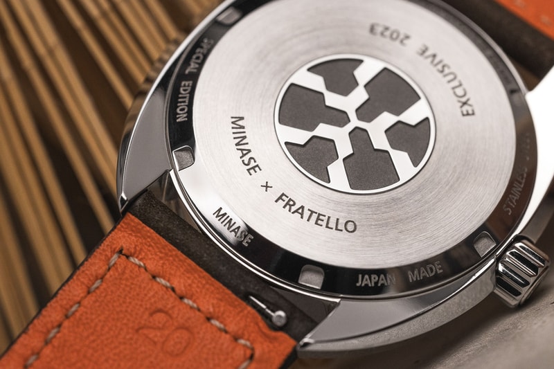 Информация о выпуске эксклюзивных часов Minase × Fratello M-3 «Nori»