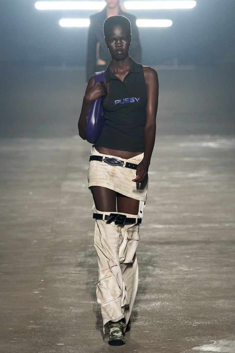 Mowalola SS24 Will Make You Do a Double Take london fashion week kanye west new song bianca censori yeezy gap ye