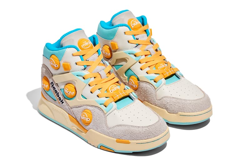 mschf reebok pump omni zone white blue orange sunbleached sneakers official release date info photos price store list buying guide