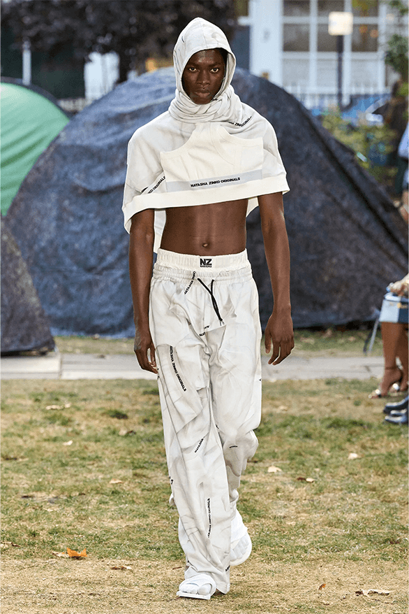 Natasha Zinko Spring Summer 2024 London Fashion Week menswear womenswear runway Jake Burt