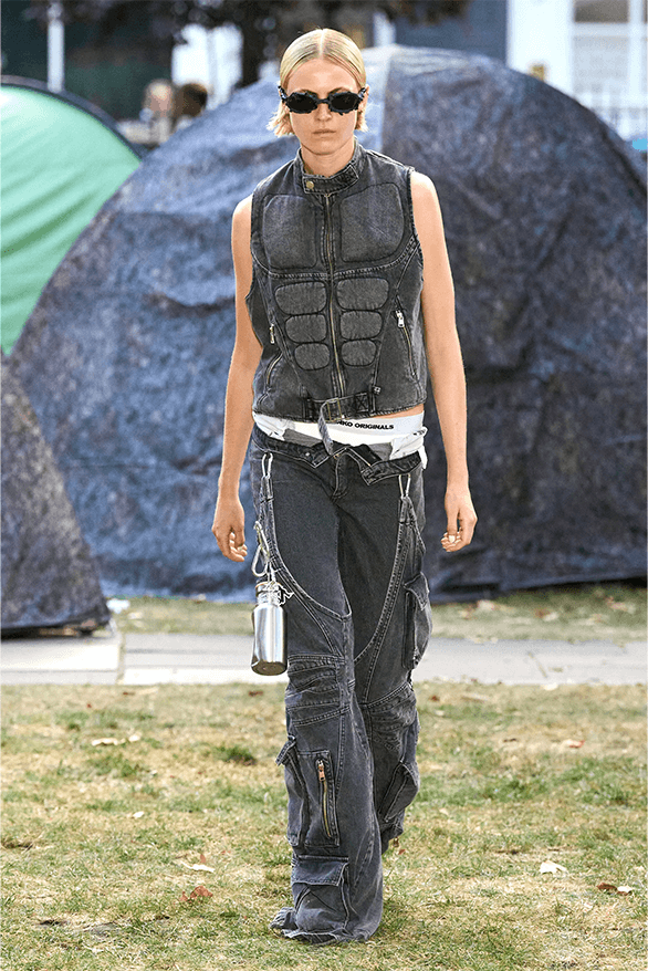 Natasha Zinko Spring Summer 2024 London Fashion Week menswear womenswear runway Jake Burt