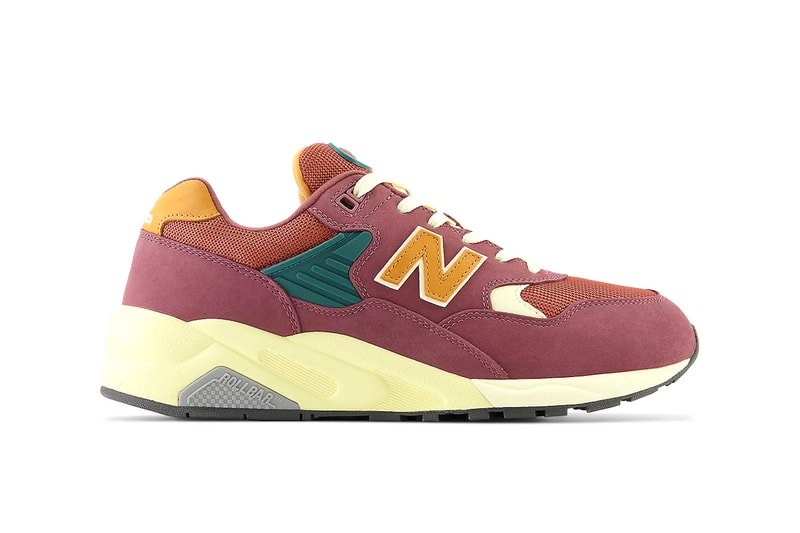 New Balance 580 Has Surfaced in "Washed Burgundy" MT580KDA Washed Burgundy/Mahogany-Vintage Teal nb sneakers everyday