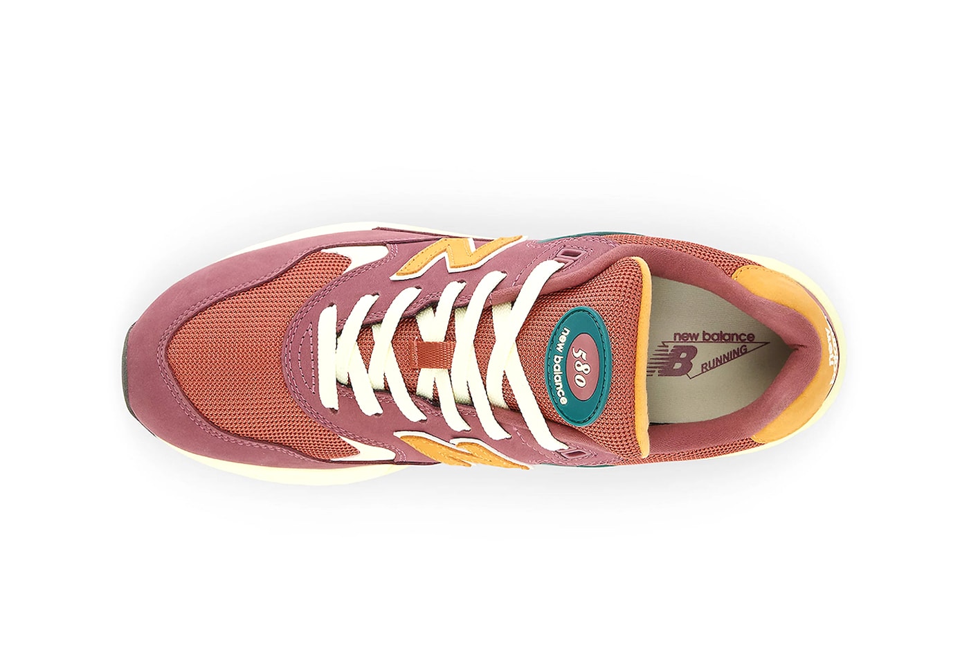 New Balance 580 Has Surfaced in "Washed Burgundy" MT580KDA Washed Burgundy/Mahogany-Vintage Teal nb sneakers everyday