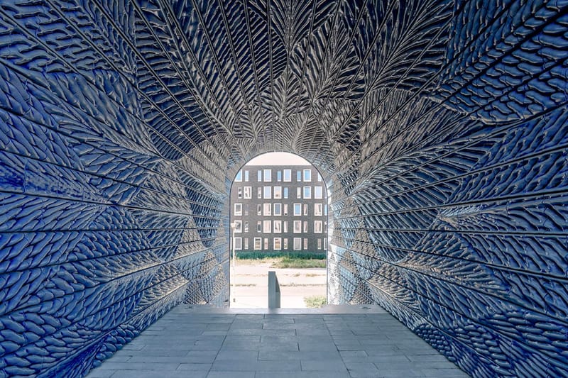 Studio RAP Outfits Urban Housing Entrances With 3D-Printed Ceramic Tiles