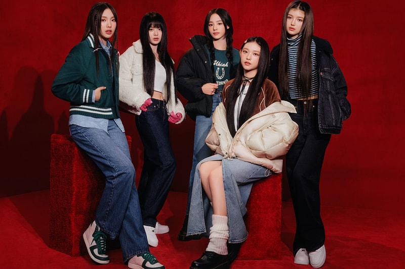 NewJeans Levi's fall winter fw 2023 Campaign Lookbook