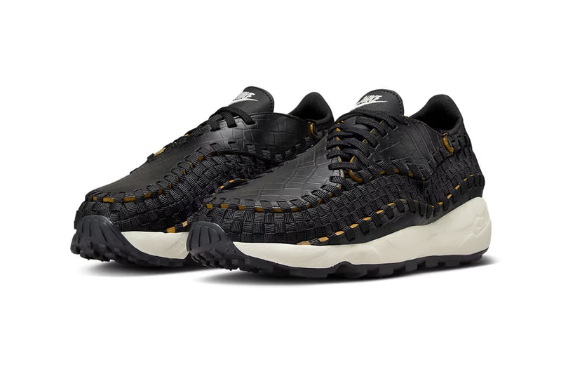 nike air footscape woven black croc FQ8129 010 release date info store list buying guide photos price 