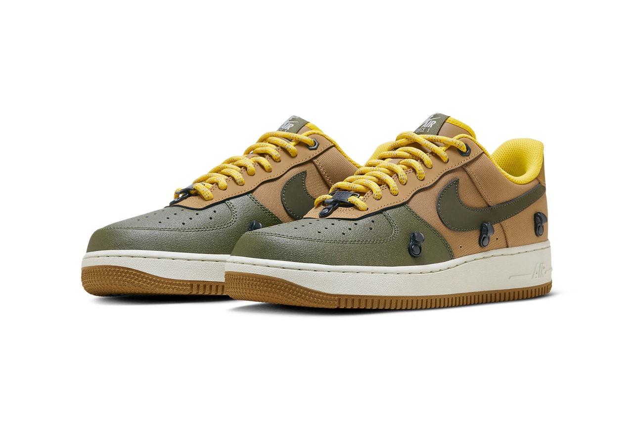 Nike Air Force 1 Low 07 'Medium Olive Camo Reflective' Release Date. Nike  SNKRS