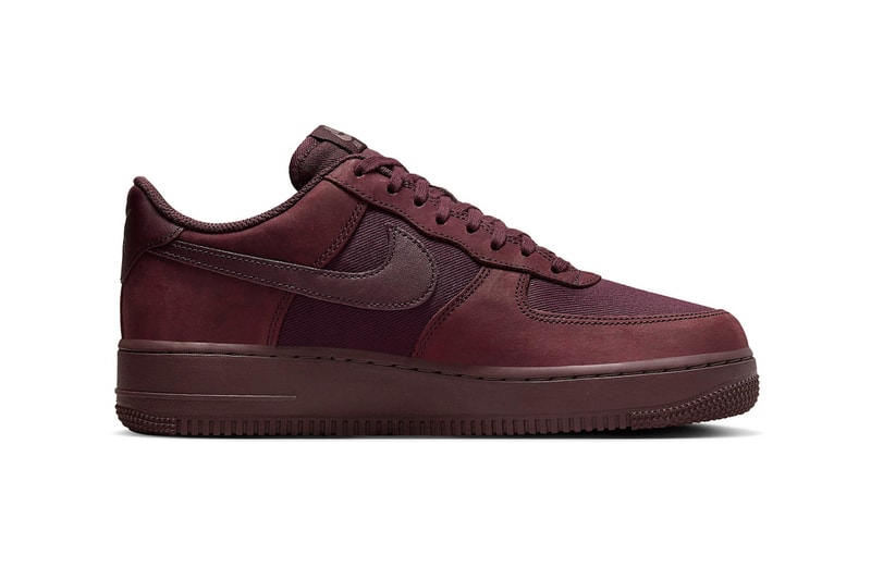 Nike Air Force 1 Low Premium “Burgundy Crush” Release Info