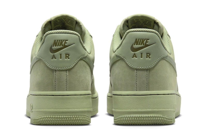 Official Nike Air Force One Low Premium Oil Green