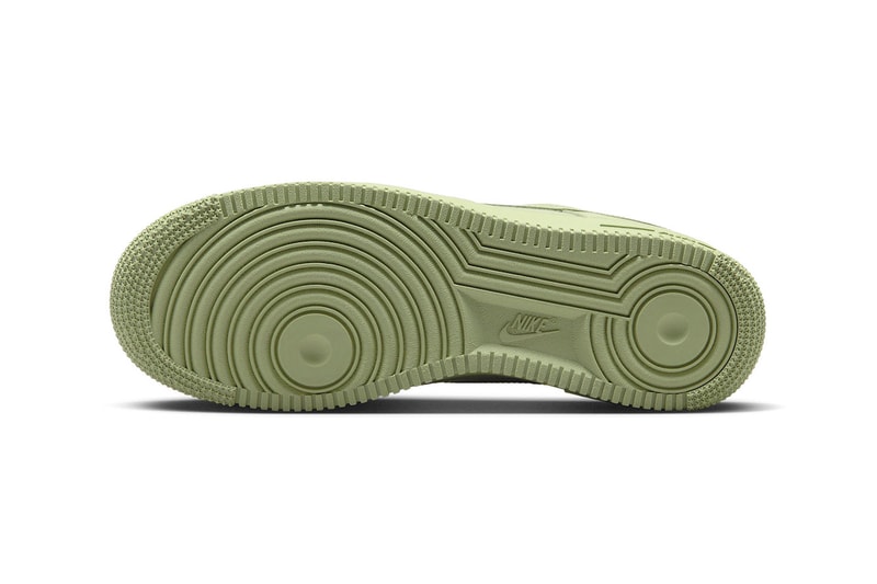 Official Look at the Nike Air Force One Low Premium "Oil Green" FB8876-300 Oil Green/Oil Green-Cargo Khaki Release info af1 everyday sneakers suede twill