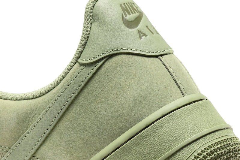 Official Nike Air Force One Low Premium Oil Green