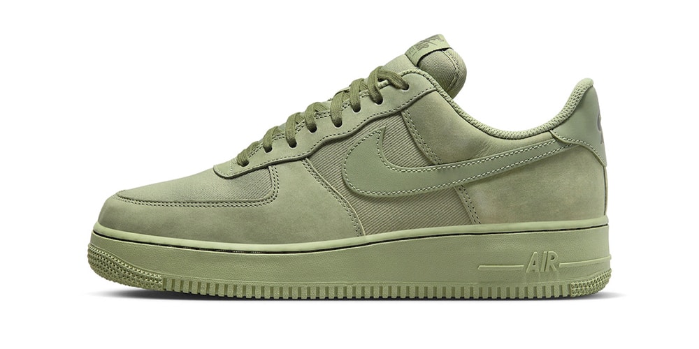 Official Look at the Nike Air Force 1 Low Premium "Oil Green"