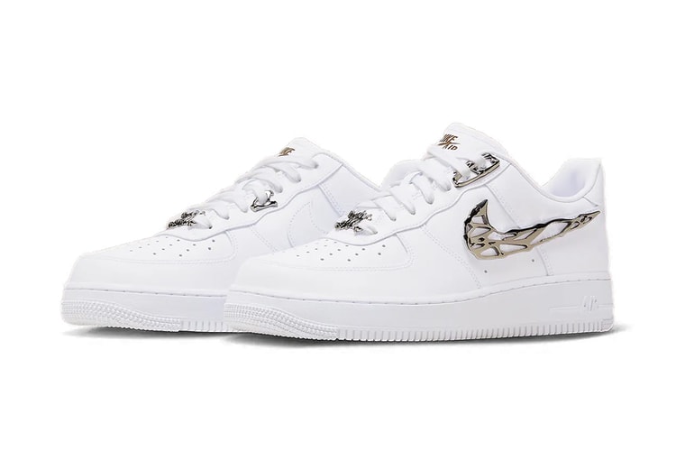 Nike Air Force 1 Low "Molten Metal" Is Adorned in Silver Details