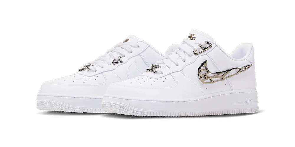 Nike Air Force 1 Low "Molten Metal" Is Adorned in Silver Details