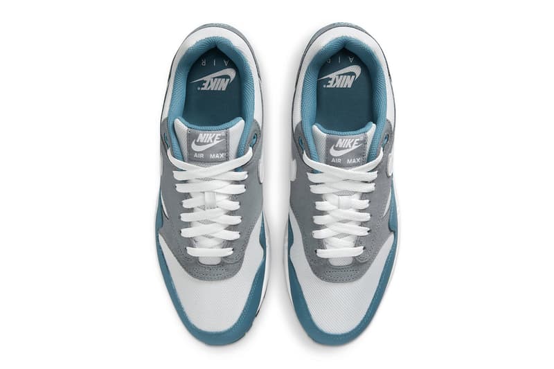 Nike Air Max 1 SC "Noise Aqua" Has an Official Fall Release Date FB9660-001 Photon Dust/White-Cool Grey-Noise Aqua october 20223 swoosh sneakers