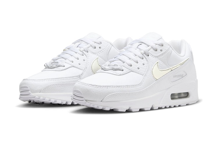 Nike Adds Metallic Touches to This White Nike Air Max 90
