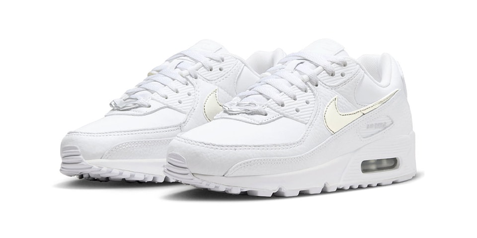 Nike Adds Metallic Touches to This White Nike Air Max 90