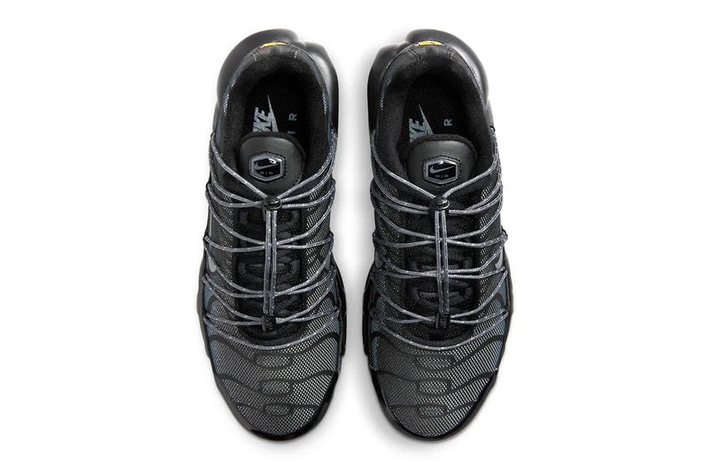 Nike Air Max Plus Toggle Laces Black/Metallic Silver