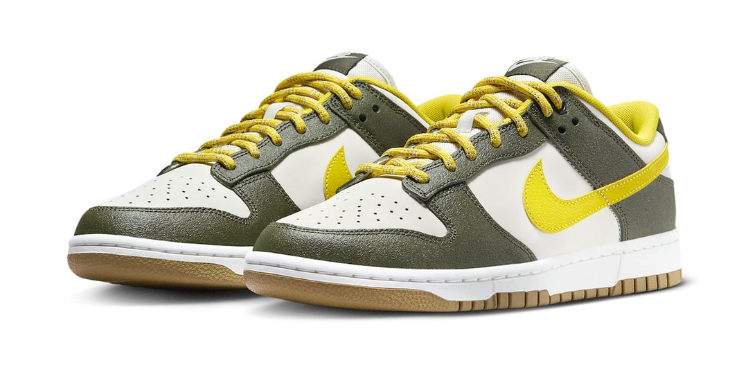 Nike Dunk Low "Cargo Khaki/Vivid Sulfur" Gets Winterized for the Colder Months