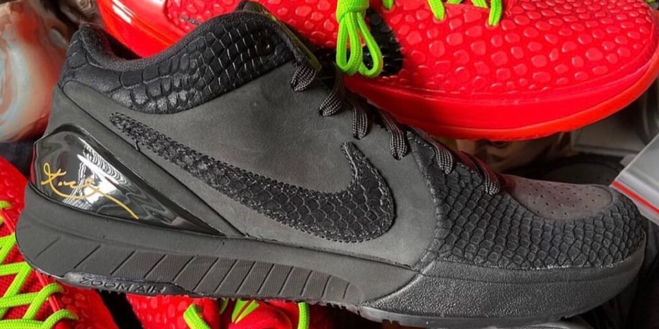 First Look at the Nike Kobe 4 Protro "Black Mamba"