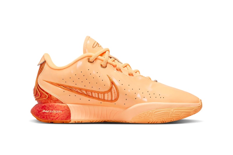 Nike LeBron 21 Surfaces in "Pearlescent Orange" FV2345-800 lebron james king james strive for greatness basketball shoes nba los angeles lakers