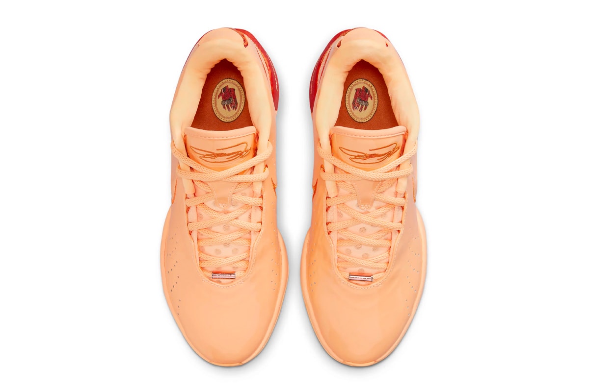 Nike LeBron 21 Surfaces in "Pearlescent Orange" FV2345-800 lebron james king james strive for greatness basketball shoes nba los angeles lakers