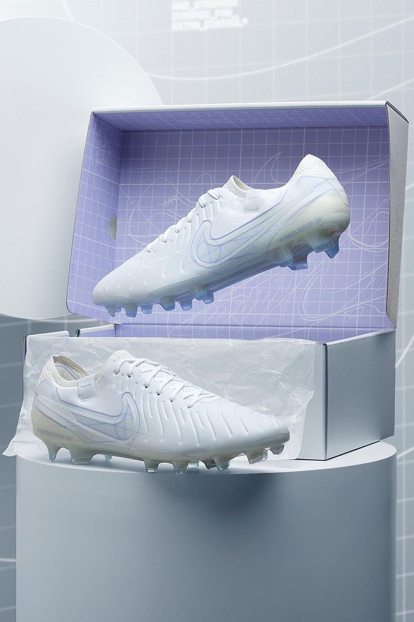 Nike Tiempo 10 Legend Prototype Football Boot Soccer Sports Swoosh White Just Do It Premier League Champions League Erling Haaland